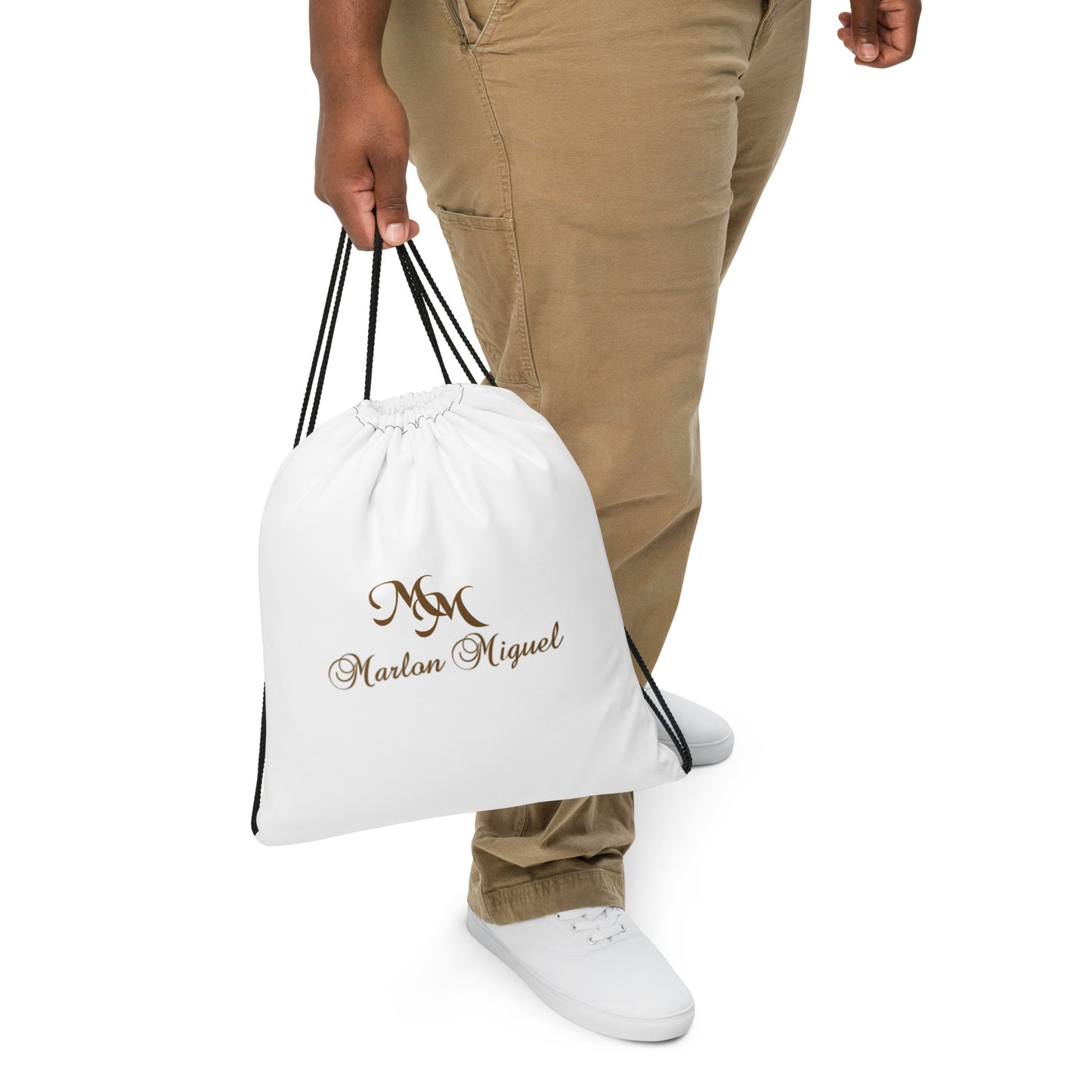 Marlon Miguel Signature Drawstring bag