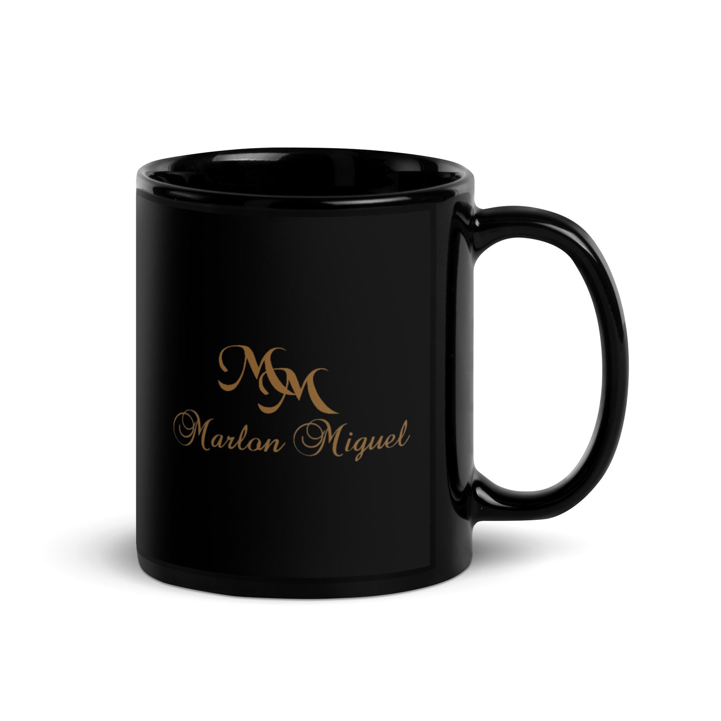 Marlon Miguel Signature Black Glossy Mug